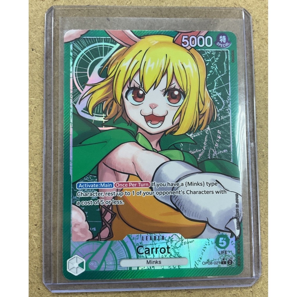 Carrot OP08-021 Leader One Piece Card Game Two Legends Minks